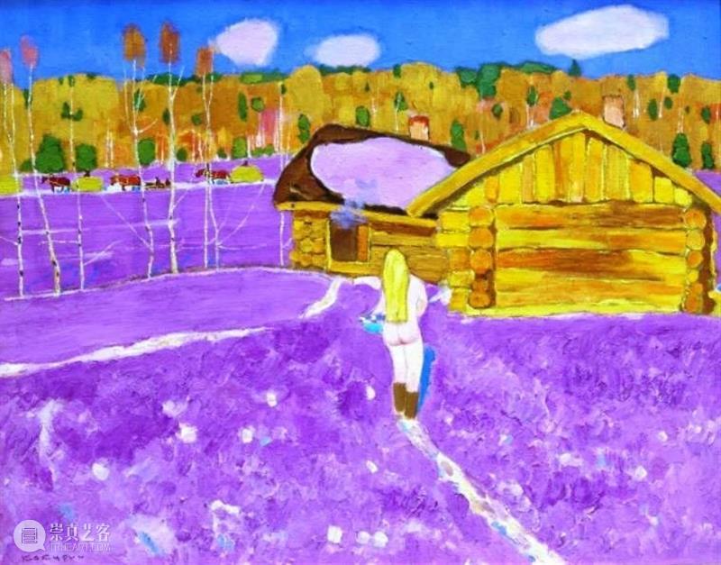 绘画︱色块分明、色彩丰富大胆的俄罗斯风景油画 油画 俄罗斯 绘画 色块 色彩 风景 上方 中国舞台美术学会 右上 星标 崇真艺客