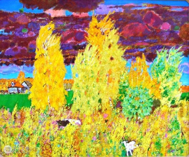 绘画︱色块分明、色彩丰富大胆的俄罗斯风景油画 油画 俄罗斯 绘画 色块 色彩 风景 上方 中国舞台美术学会 右上 星标 崇真艺客