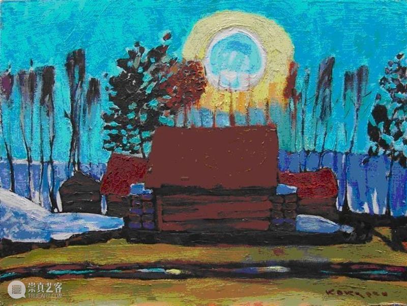 绘画︱色块分明、色彩丰富大胆的俄罗斯风景油画 油画 俄罗斯 绘画 色块 色彩 风景 上方 中国舞台美术学会 右上 星标 崇真艺客