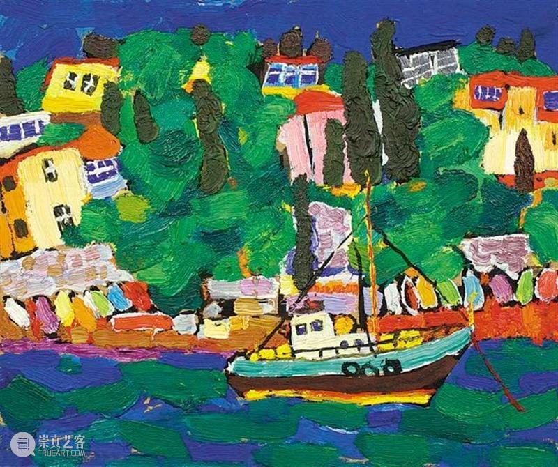 绘画︱色块分明、色彩丰富大胆的俄罗斯风景油画 油画 俄罗斯 绘画 色块 色彩 风景 上方 中国舞台美术学会 右上 星标 崇真艺客