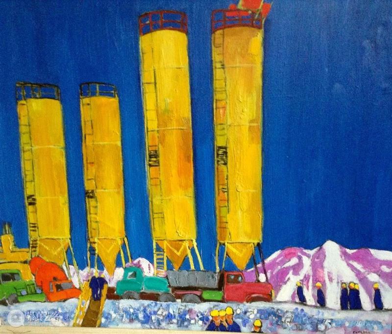 绘画︱色块分明、色彩丰富大胆的俄罗斯风景油画 油画 俄罗斯 绘画 色块 色彩 风景 上方 中国舞台美术学会 右上 星标 崇真艺客