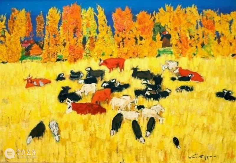 绘画︱色块分明、色彩丰富大胆的俄罗斯风景油画 油画 俄罗斯 绘画 色块 色彩 风景 上方 中国舞台美术学会 右上 星标 崇真艺客
