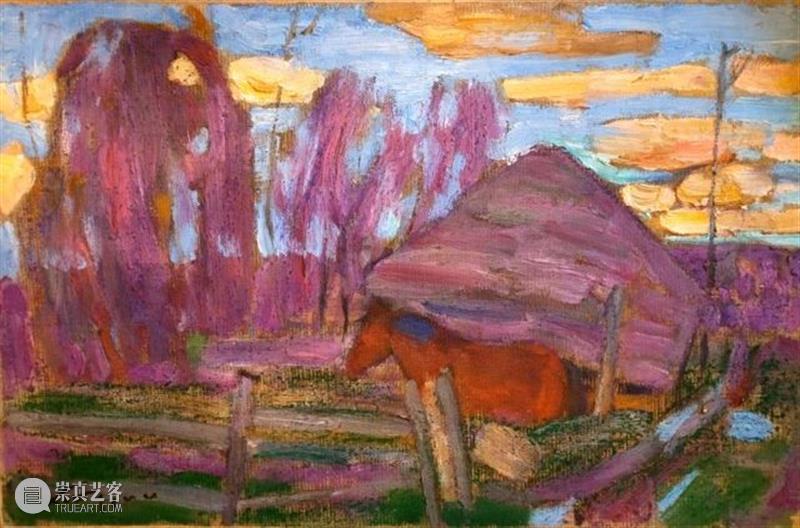 绘画︱色块分明、色彩丰富大胆的俄罗斯风景油画 油画 俄罗斯 绘画 色块 色彩 风景 上方 中国舞台美术学会 右上 星标 崇真艺客