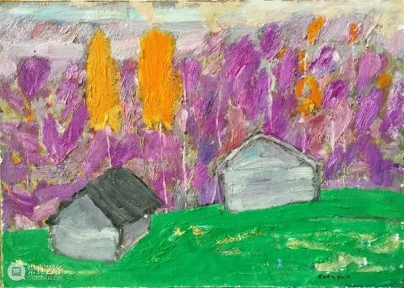 绘画︱色块分明、色彩丰富大胆的俄罗斯风景油画 油画 俄罗斯 绘画 色块 色彩 风景 上方 中国舞台美术学会 右上 星标 崇真艺客