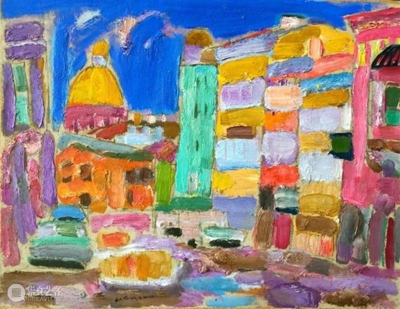 绘画︱色块分明、色彩丰富大胆的俄罗斯风景油画 油画 俄罗斯 绘画 色块 色彩 风景 上方 中国舞台美术学会 右上 星标 崇真艺客