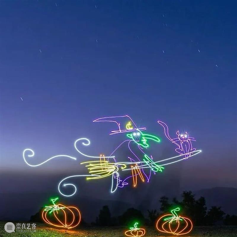 摄影︱光绘摄影大师 Darren Pearson拍出毕加索这样抽象极简的光绘照片 毕加索 光绘 照片 大师 Darren Pearson 极简 上方 中国舞台美术学会 右上 崇真艺客