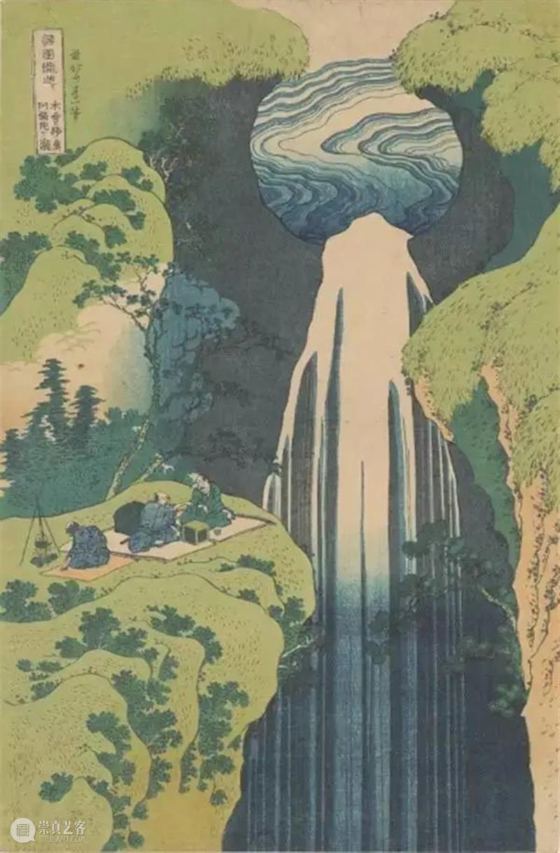 浮世绘名家录·壹 | “为画痴狂”的葛饰北斋 葛饰北斋 浮世绘名家录 富岳三十六景神奈川冲浪里 许多人 印象 巨浪 富士山 神奈川冲浪里 富岳三十六景 画作 崇真艺客