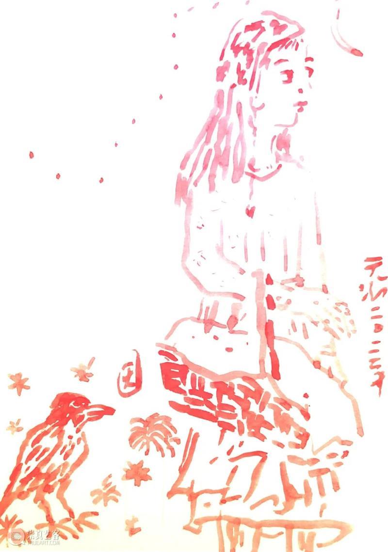 FFA联展“观察·角度”|盛天泓:他的“小红画”记录着他对当下和世界的看法 FFA ART CENTER 崇真艺客