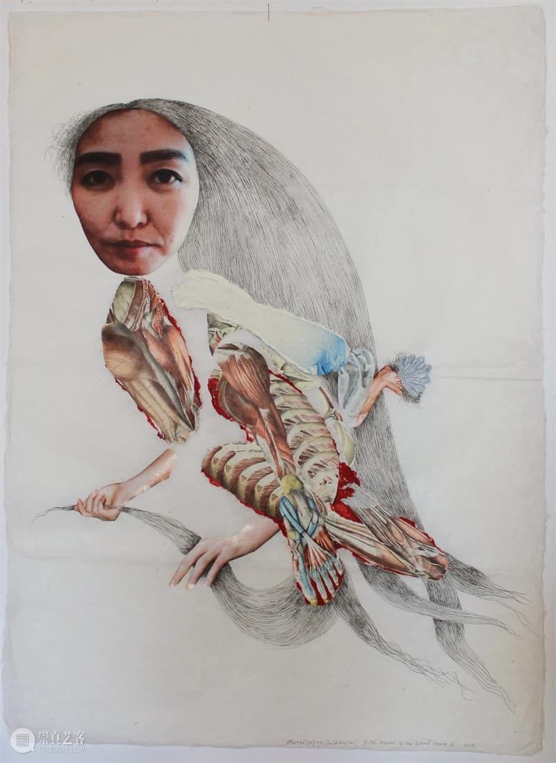2021 NomadRelays|Munkhtsetseg Jalkhaajav: Healing and Protection Nomad Relays born Mongolia and Ulaanbaatar painting sculpture collage Shanghai 崇真艺客