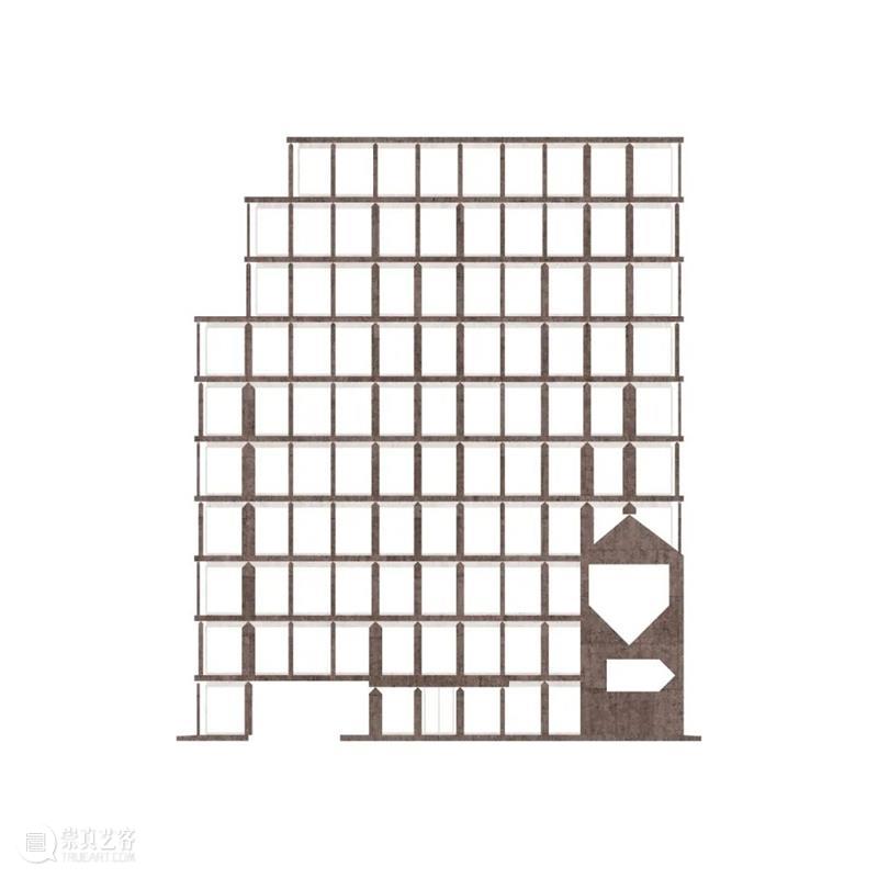 Valerio Olgiati 新作：平面与立面呼应，Baloise 保险公司办公楼 平面 立面 新作 Baloise 保险公司 办公楼 立面图 Princen 建筑 方正 崇真艺客