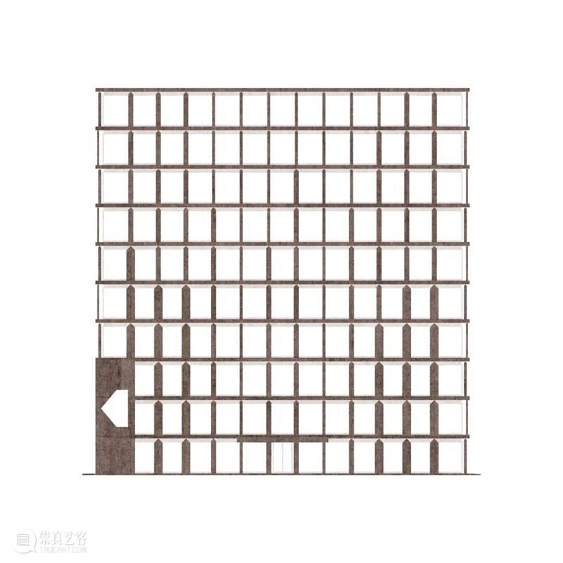 Valerio Olgiati 新作：平面与立面呼应，Baloise 保险公司办公楼 平面 立面 新作 Baloise 保险公司 办公楼 立面图 Princen 建筑 方正 崇真艺客
