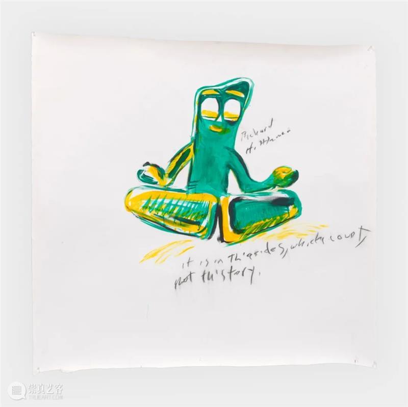 小绿人，从一代动画明星，变成当代绘画的经典形象 博文精选 卓纳画廊DavidZwirner 绘画 动画 形象 小绿人 从一 明星 雷蒙德 帕德伯恩 Raymond 冈比Gumby 崇真艺客