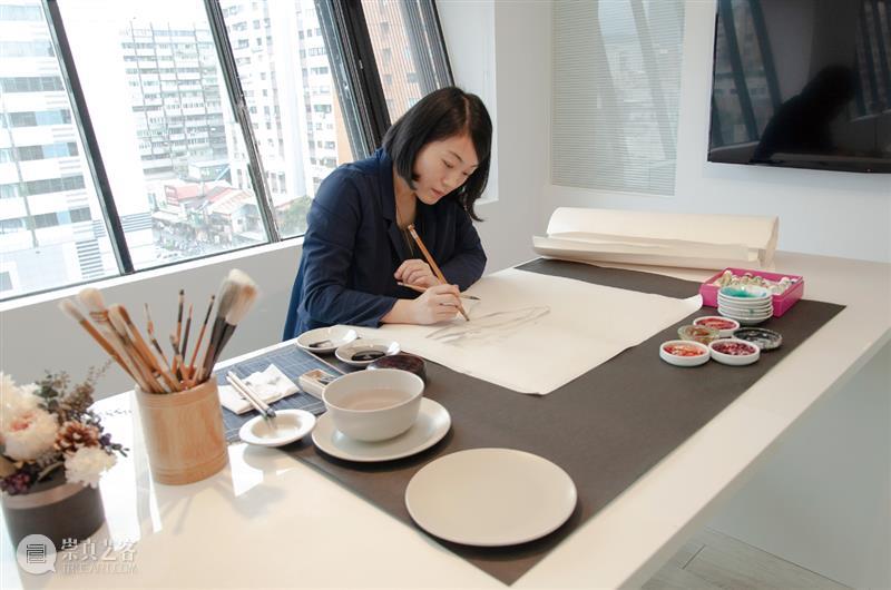 BlueriderDaily Eunice CHEUNG Wei Man 张惠文 张惠文 香港 工笔 过程 颜色 香港中文大学艺术系 硕士 学程 动物 当今 崇真艺客