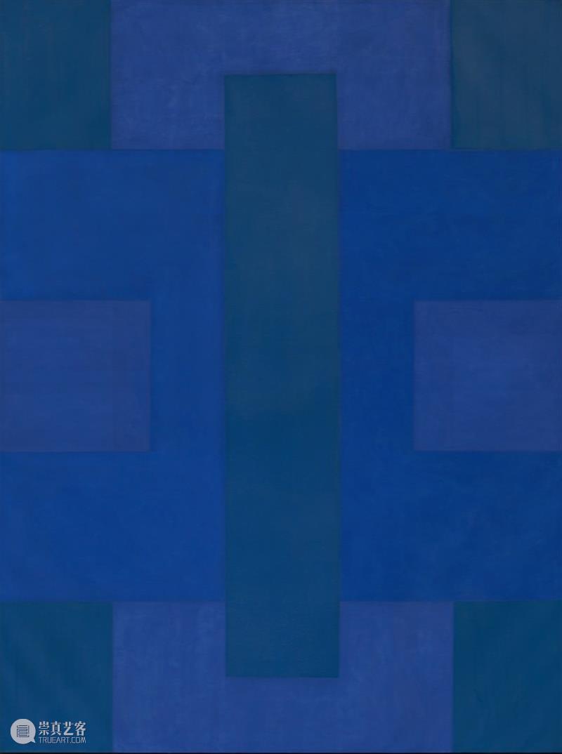 今日生日 | 艾德·莱茵哈特(Ad Reinhardt) 艾德 莱茵哈特 Reinhardt 生日 上图 蓝色绘画 布面 油画 厘米 艺术 崇真艺客