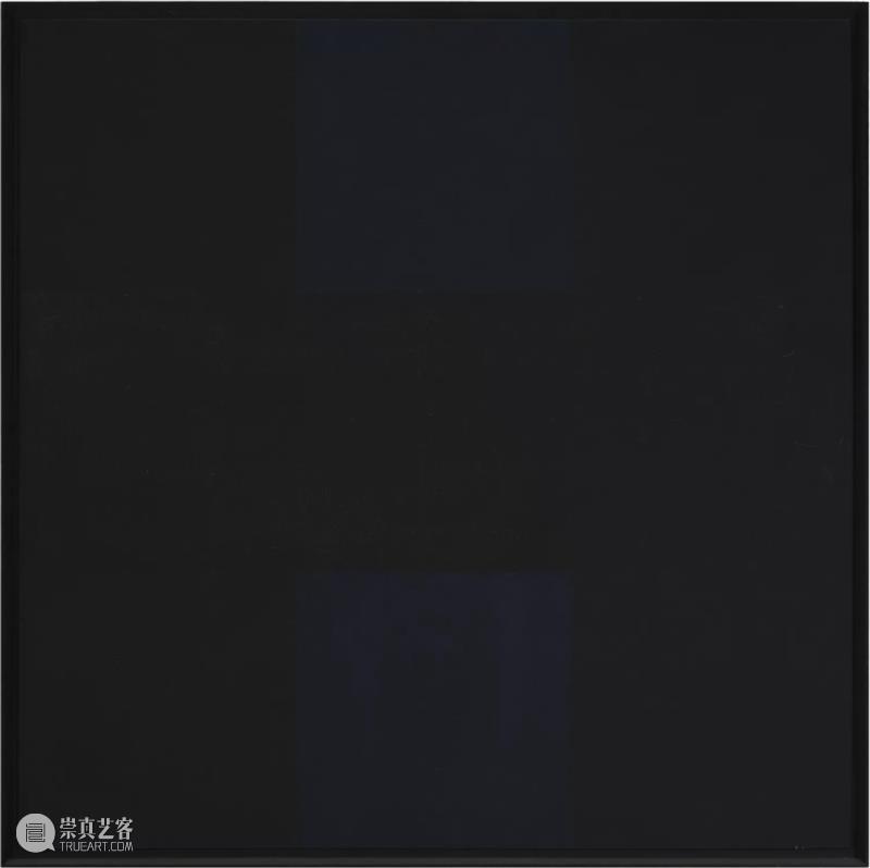 今日生日 | 艾德·莱茵哈特(Ad Reinhardt) 艾德 莱茵哈特 Reinhardt 生日 上图 蓝色绘画 布面 油画 厘米 艺术 崇真艺客