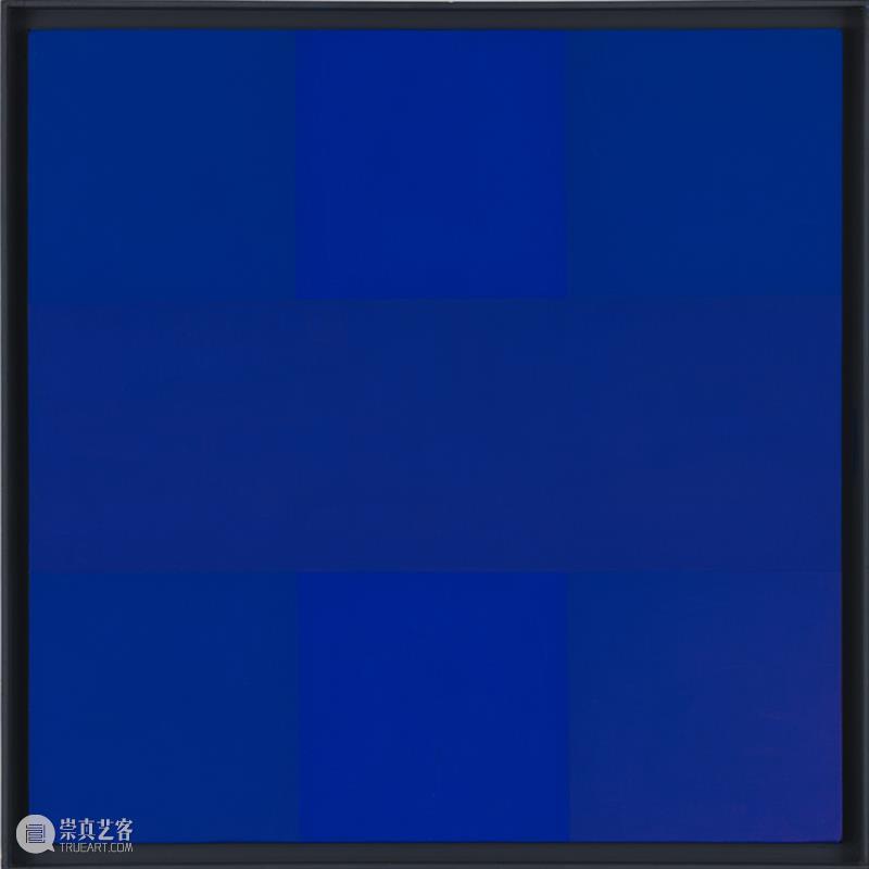今日生日 | 艾德·莱茵哈特(Ad Reinhardt) 艾德 莱茵哈特 Reinhardt 生日 上图 蓝色绘画 布面 油画 厘米 艺术 崇真艺客