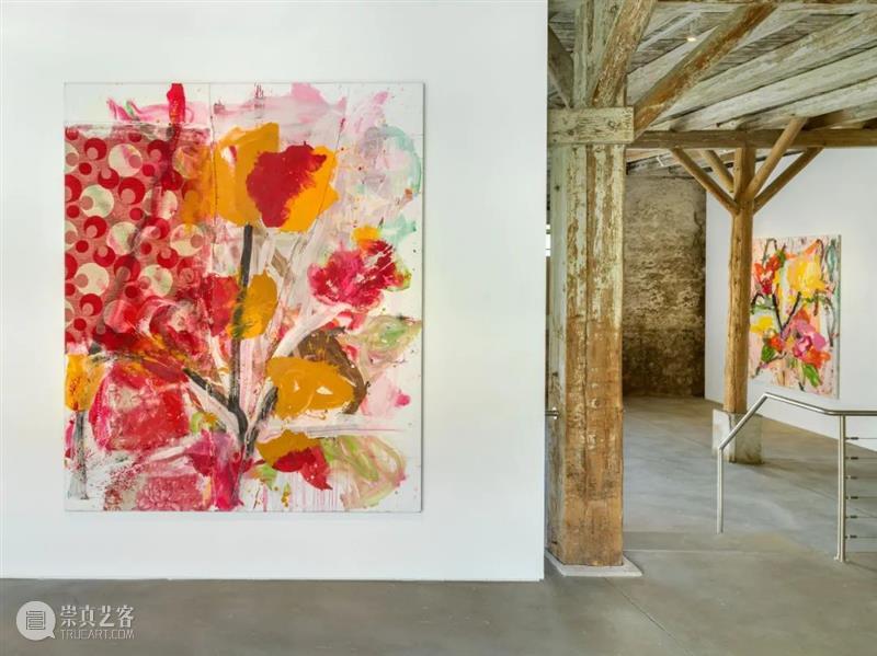 展览现场｜豪尔赫·加林多（Jorge Galindo）@ 霍尔艺术基金会｜AR艺术家 艺术家 霍尔艺术基金会 现场 豪尔赫·加林多 豪尔赫 加林多 佩德罗·阿莫多瓦 花瓶 菊花 布面 崇真艺客