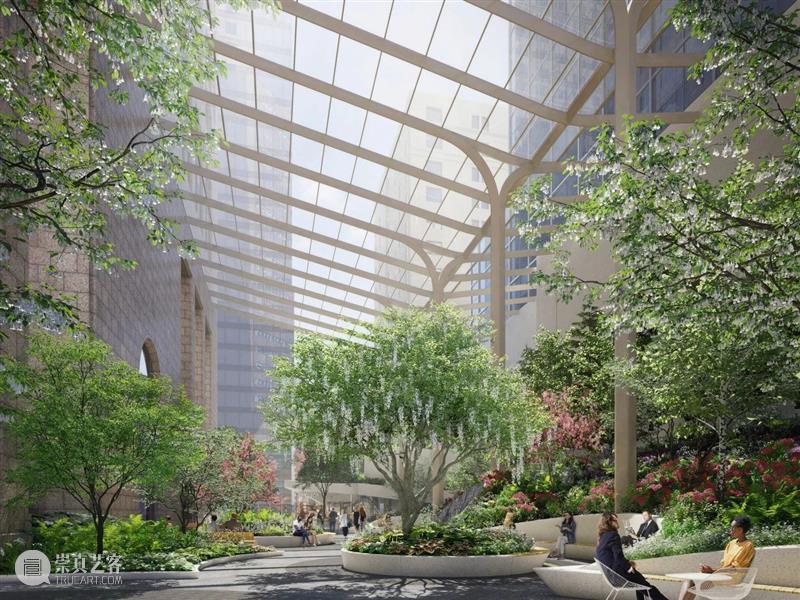 建筑丨Snøhetta+Gensler 翻新菲利普约翰逊经典作品，大堂改造完成！ 视频资讯 中国舞台美术学会 建筑 大堂 约翰逊 作品 丨Sn 菲利普 上方 中国舞台美术学会 右上 星标 崇真艺客