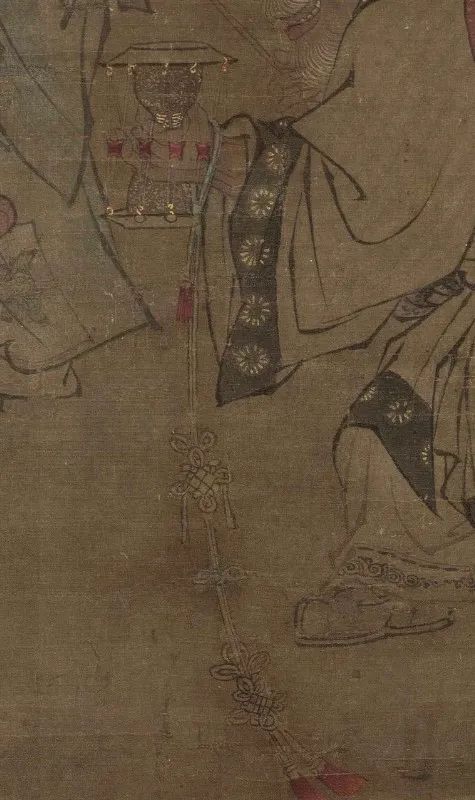 这儿有一道学霸题： 识别中国结 学霸 中国 咳咳 下图 名称 佚名 孝宗 坐像 台北故宫博物院 古代 崇真艺客