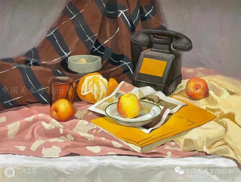 用【国美附中】的色彩静物作品狠狠的打你脸，没有高级灰不能上国美 ？ 国美附中 作品 色彩 静物 国美 色彩静物 前几天 小志 其中 很多人 崇真艺客