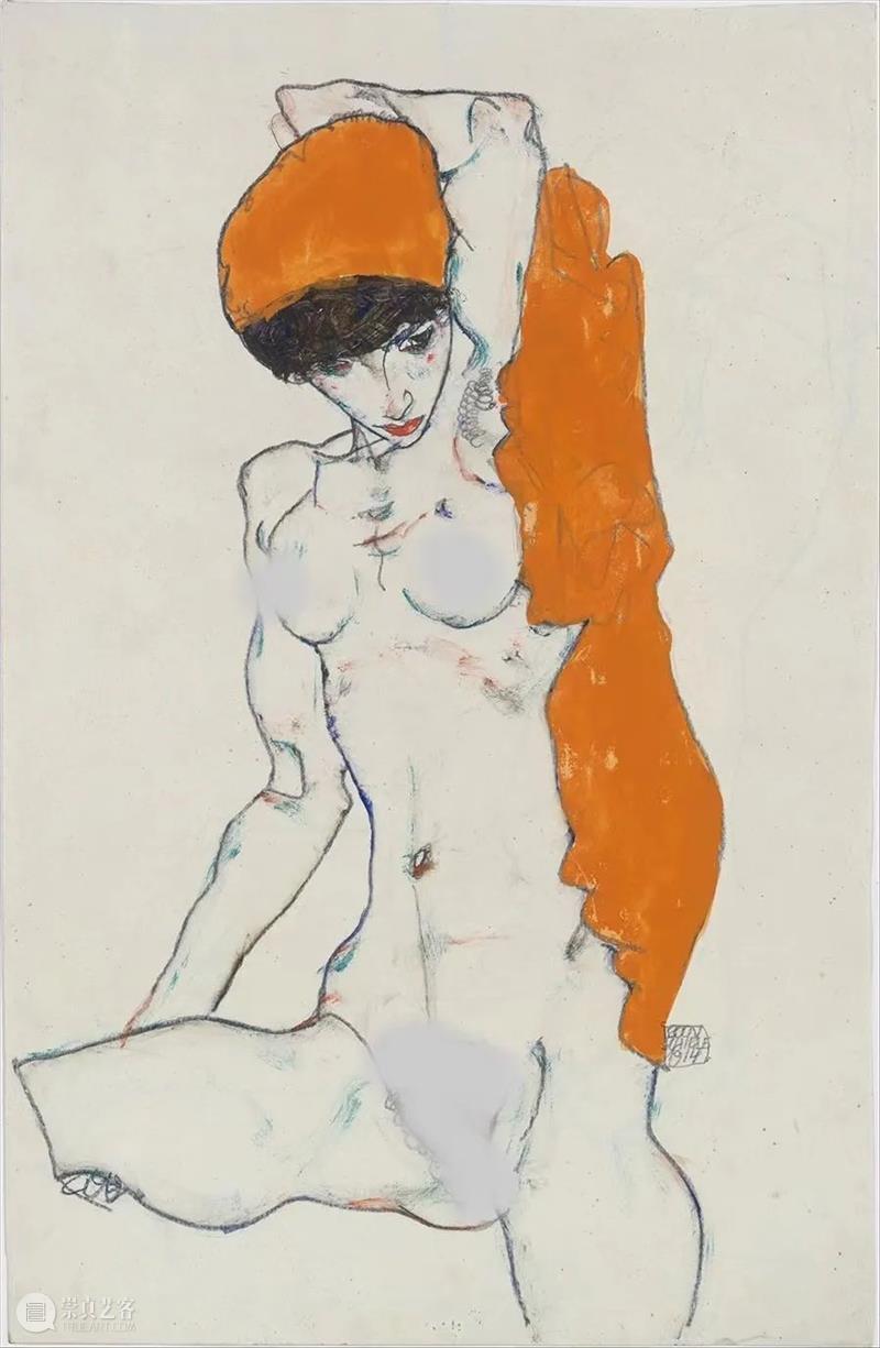 席勒:如何把情色和艺术结合到极致? 席勒 情色 艺术 极致 埃贡 表现主义 画家 人类 历史上 后世 崇真艺客