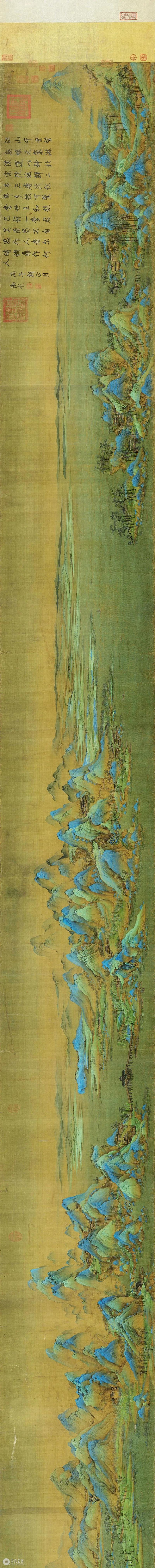 高清赏古画：只此青绿“千里江山图”免费下载 千里江山图 古画 王希孟 故宫博物院 作品 资料 北宋 画家 生卒 年代 崇真艺客