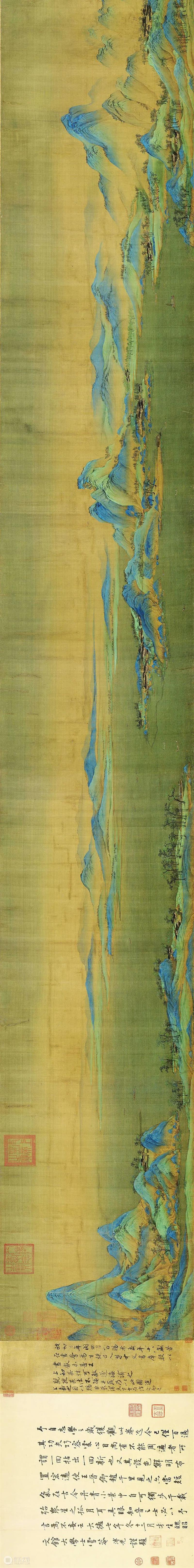 高清赏古画：只此青绿“千里江山图”免费下载 千里江山图 古画 王希孟 故宫博物院 作品 资料 北宋 画家 生卒 年代 崇真艺客