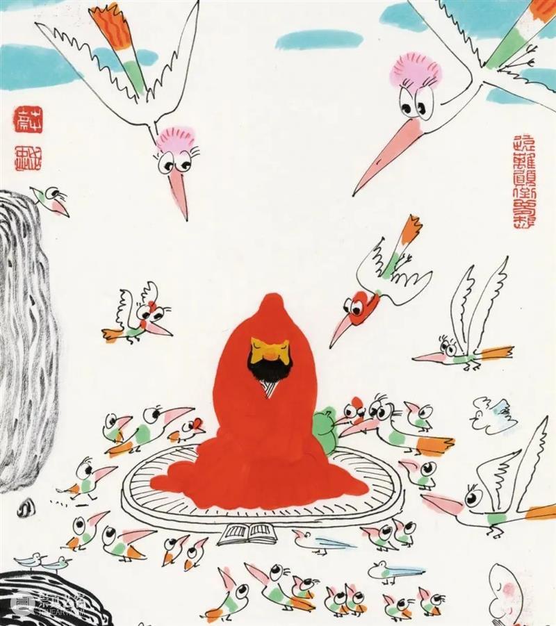 E-BIDDING 第36期丨蔡志忠：漫画弘扬中华文化 蔡志忠 文化 漫画 中华 BIDDING 绘画 作品 专场 线上 时间 崇真艺客