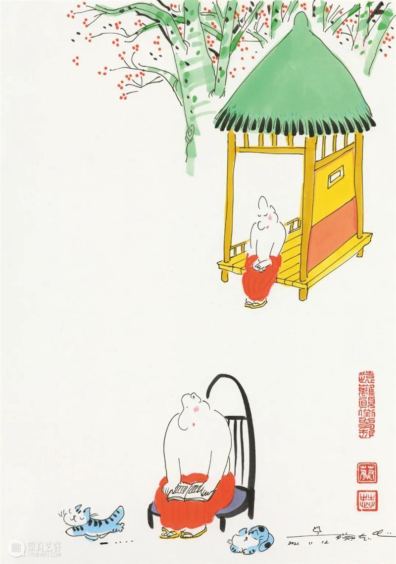E-BIDDING 第36期丨蔡志忠：漫画弘扬中华文化 蔡志忠 文化 漫画 中华 BIDDING 绘画 作品 专场 线上 时间 崇真艺客
