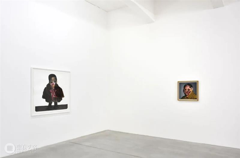 展览现场｜纳撒尼尔·玛丽·奎恩（Nathaniel Mary Quinn）@ 第戎当代艺术中心｜AR艺术家 艺术家 纳撒尼尔 玛丽 奎恩 第戎当代艺术中心 现场 纳撒尼尔·玛丽·奎恩 英国 学者 油画颜料 崇真艺客