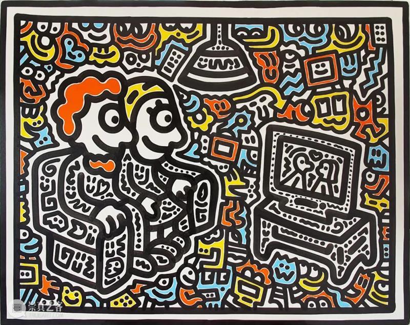 从黑白到色彩?坠入爱情的Mr Doodle涂鸦先生 Doodle涂鸦 先生 黑白 色彩 爱情 信息 全球 美术 馆个展 恋爱中 崇真艺客