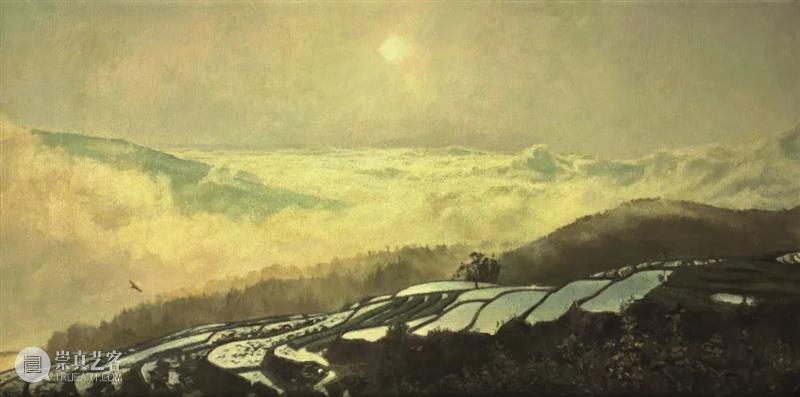 “山川魂魄——中国南方油画山水研究展”作品赏析 油画 山川 魂魄 南方 山水 中国 作品 研究展 张祖英 群山苏醒 崇真艺客