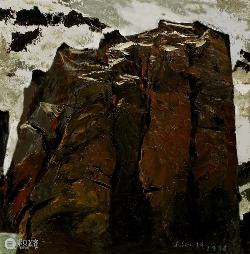 “山川魂魄——中国南方油画山水研究展”作品赏析 油画 山川 魂魄 南方 山水 中国 作品 研究展 张祖英 群山苏醒 崇真艺客