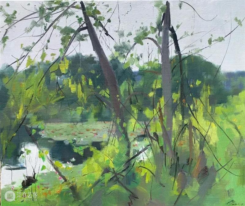 “山川魂魄——中国南方油画山水研究展”作品赏析 油画 山川 魂魄 南方 山水 中国 作品 研究展 张祖英 群山苏醒 崇真艺客