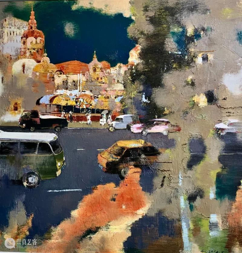 “山川魂魄——中国南方油画山水研究展”作品赏析 油画 山川 魂魄 南方 山水 中国 作品 研究展 张祖英 群山苏醒 崇真艺客