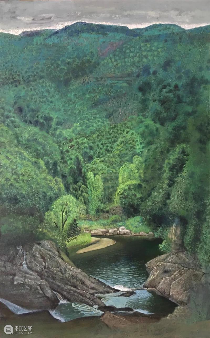 “山川魂魄——中国南方油画山水研究展”作品赏析 油画 山川 魂魄 南方 山水 中国 作品 研究展 张祖英 群山苏醒 崇真艺客