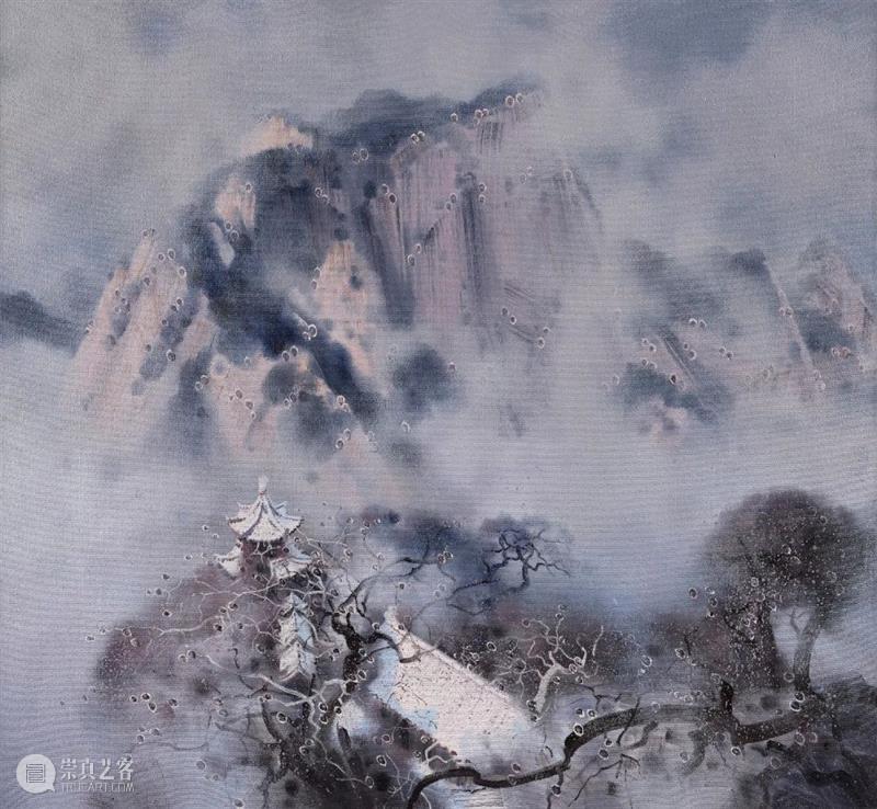 “山川魂魄——中国南方油画山水研究展”作品赏析 油画 山川 魂魄 南方 山水 中国 作品 研究展 张祖英 群山苏醒 崇真艺客