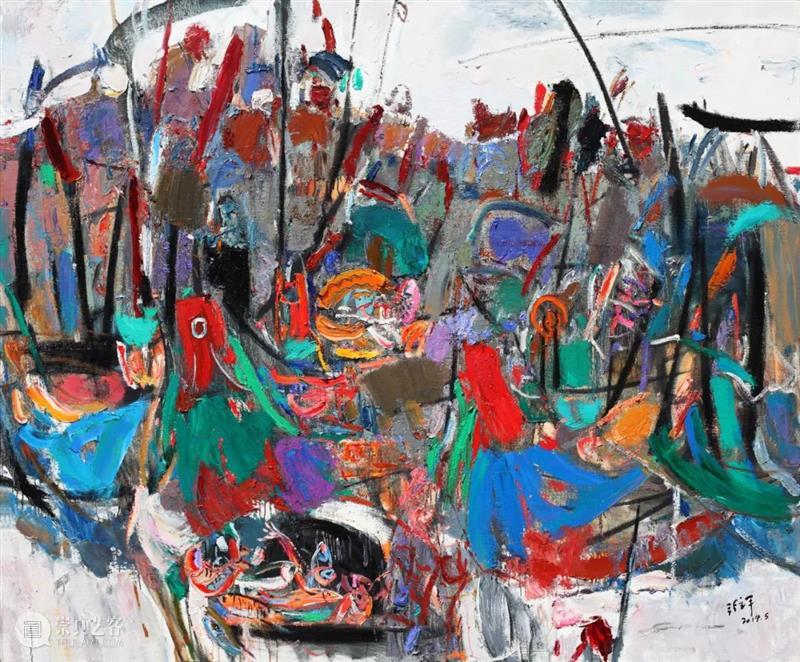 “山川魂魄——中国南方油画山水研究展”作品赏析 油画 山川 魂魄 南方 山水 中国 作品 研究展 张祖英 群山苏醒 崇真艺客