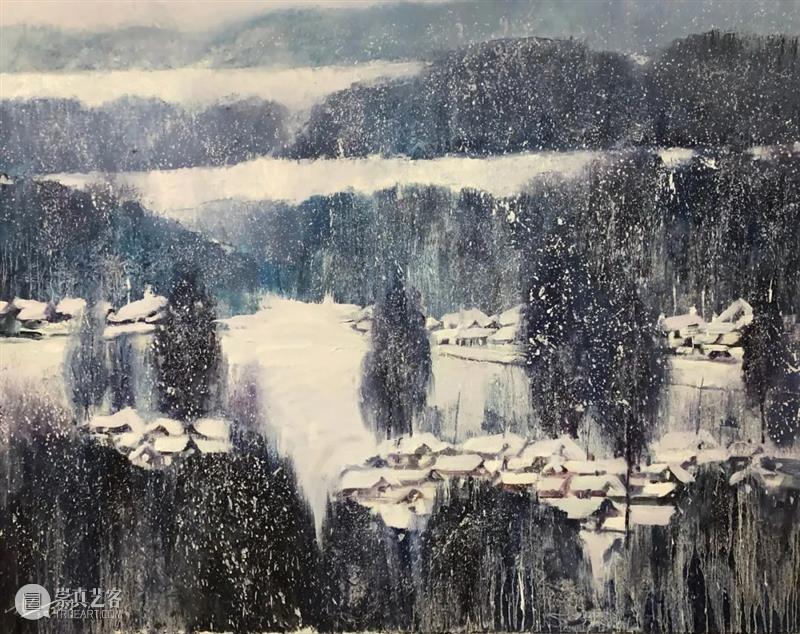 “山川魂魄——中国南方油画山水研究展”作品赏析 油画 山川 魂魄 南方 山水 中国 作品 研究展 张祖英 群山苏醒 崇真艺客