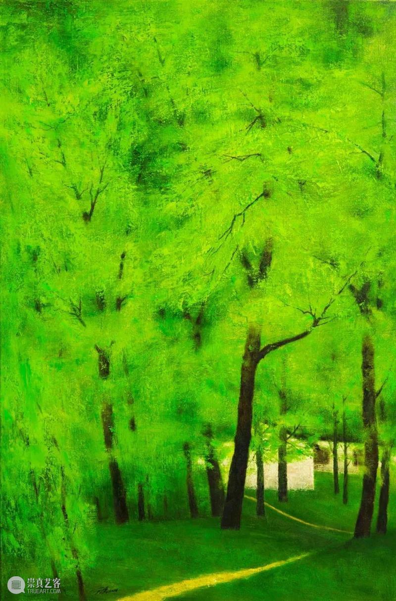 “山川魂魄——中国南方油画山水研究展”作品赏析 油画 山川 魂魄 南方 山水 中国 作品 研究展 张祖英 群山苏醒 崇真艺客