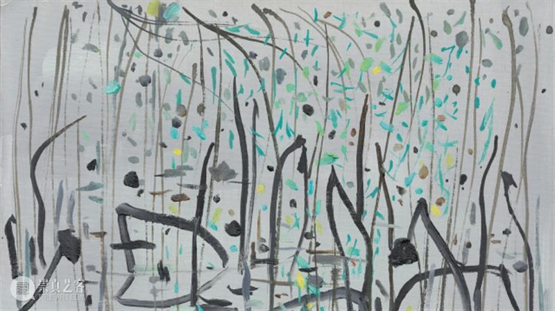 【中华艺术宫 | 每日一画】吴冠中《残荷新柳》 吴冠中 残荷新柳 中华艺术宫 油画 上海美术馆 作品 荷花 秋风 残荷 画家们 崇真艺客