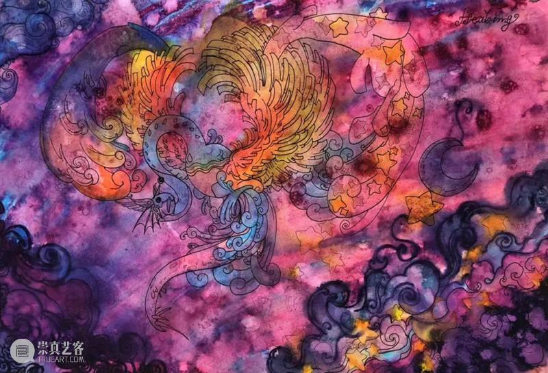 我们之间­舟与岸 — 康有和、康鹤鸣双个展 | 展览介绍 康鹤鸣 康有和 我们之间 双个展 蝾螈 系列 英文 字母 版畫 父康鹤鸣 崇真艺客