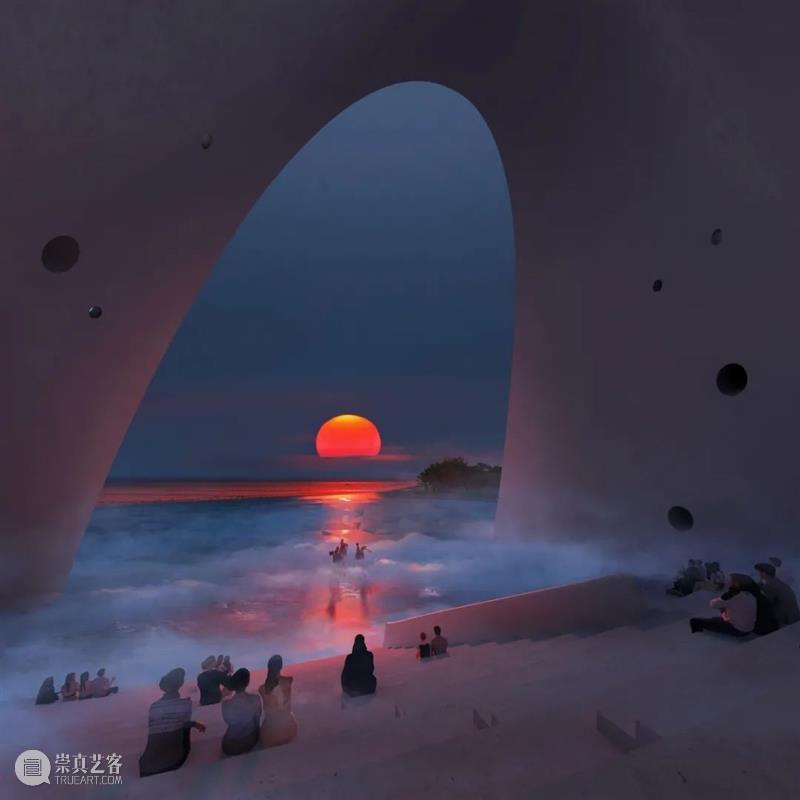 海边“日晷”，OPEN ‘烟台时光塔’在建中 博文精选 OPEN OPEN 海边 时光塔 烟台 日晷 OPEN建筑事务所 山东烟台 项目 文化 建筑 崇真艺客