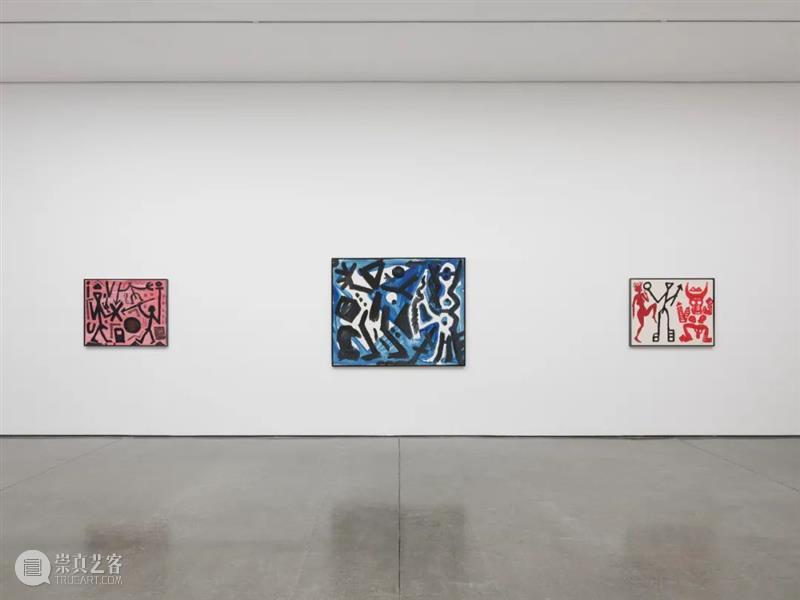 白立方伦敦 | A.R.彭克（A.R. Penck）：1974–1990年间的绘画 Penck 彭克 白立方 伦敦 Paintings March April DACS Photo Cube 崇真艺客