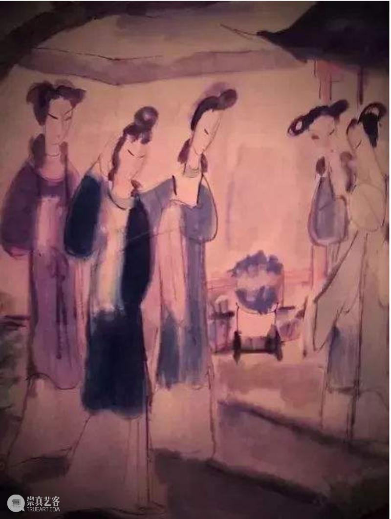 这些画，张爱玲永远都忘不了 张爱玲 图画 名画 高更 夏威夷 女人 裸体 沙发 门外 一女 崇真艺客