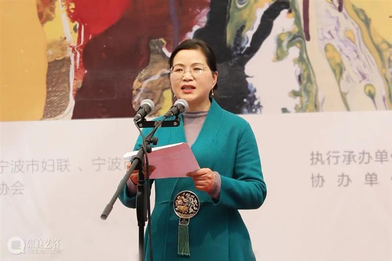 倾听“花语”，市女美术家作品展在宁波美术馆开展 花语 美术家 作品展 宁波美术馆 国际劳动妇女节 市文联 市妇联 女企业家协会 单位 宁波市 崇真艺客