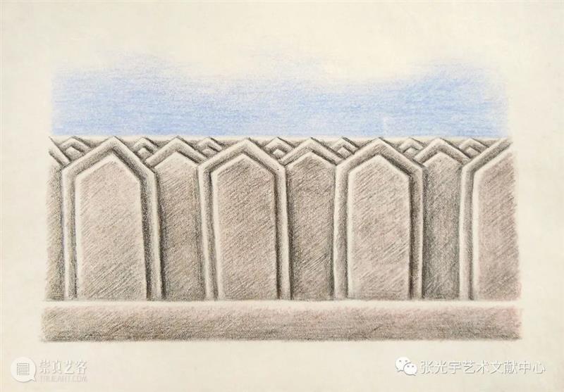 张光宇、张仃的五塔寺写生 五塔寺 张光宇 张仃 外景 真觉寺 北京石刻博物馆 金刚宝座塔 北京 海淀区 西直门外白石桥 崇真艺客
