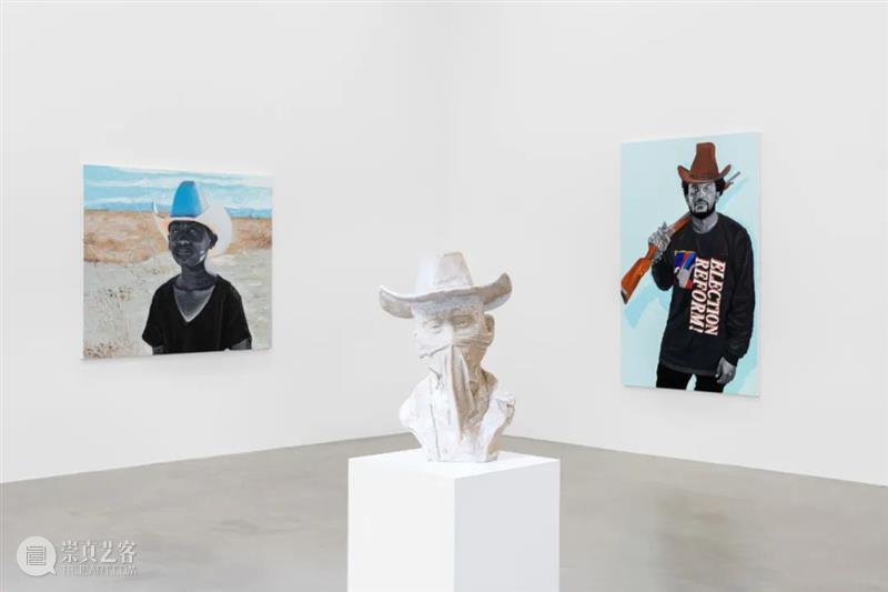 展览现场｜奥蒂斯·夸梅·凯·奎科（Otis Kwame Kye Quaicoe）「黑人牛仔竞技」@ 阿尔敏·莱希 - 布鲁塞尔 奥蒂斯 夸梅 阿尔敏 莱希 布鲁塞尔 奎科 黑人 牛仔 竞技 现场 崇真艺客