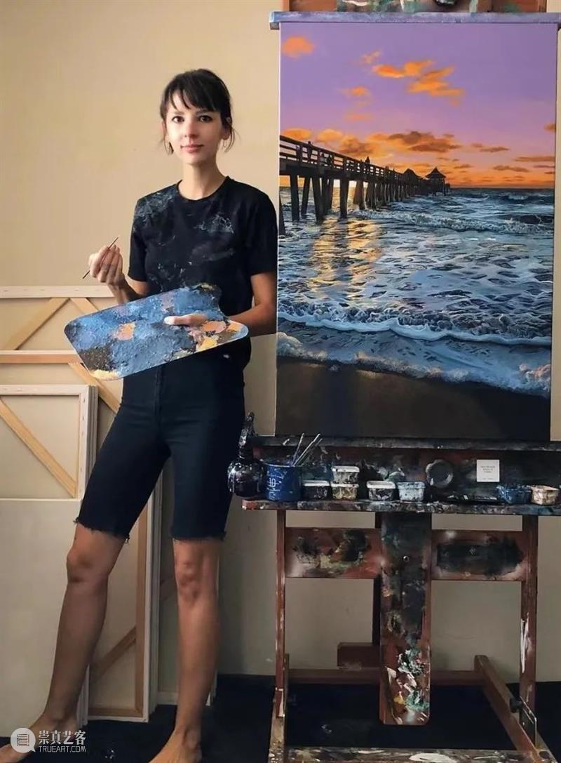自学成才的“女海王” 海王 一个人 耐心 艺术家 简介 罗马尼亚 画家 加州 风景 肖像画 崇真艺客