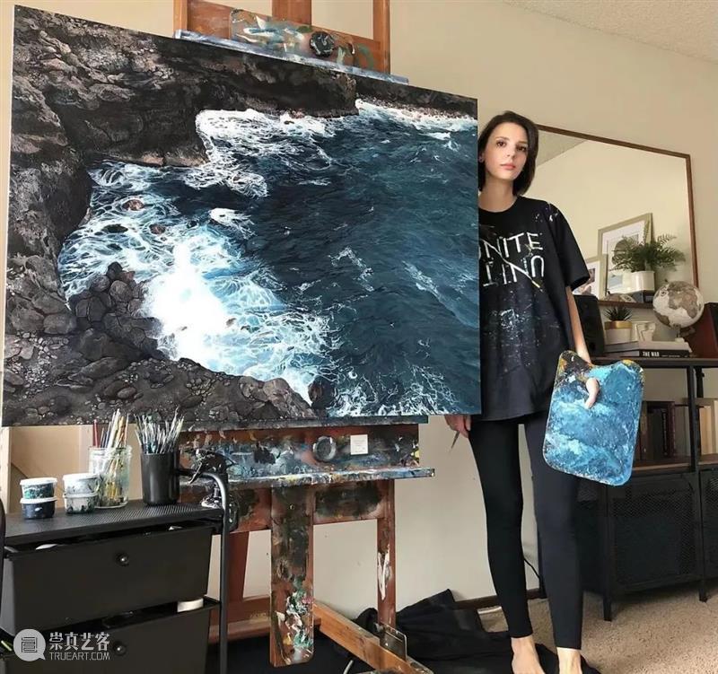 自学成才的“女海王” 海王 一个人 耐心 艺术家 简介 罗马尼亚 画家 加州 风景 肖像画 崇真艺客